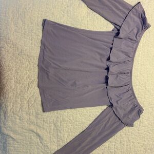 Lilly Pulitzer Lilac Off-Shoulder Blouse
